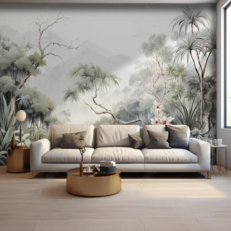 Abstract Trees Forest Landscape Wallpaper Wall Mural Wall Covering