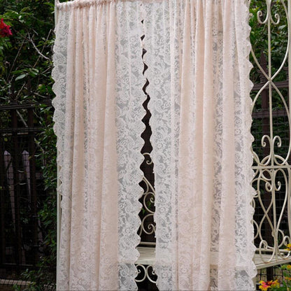 One Panel Lace Curtains Sheer Curtains, Sheer Curtain for Living Room Bedroom Balcony