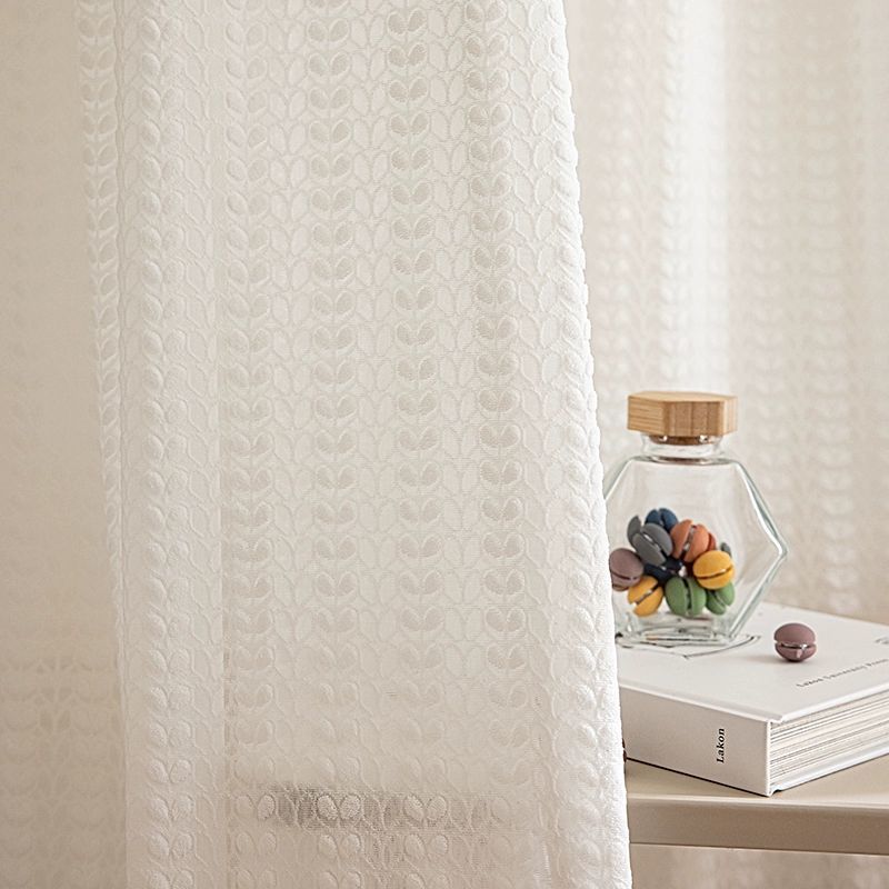 One Panel Wheat Pattern Curtains Sheer Curtains, Sheer Curtain for Living Room Bedroom Balcony