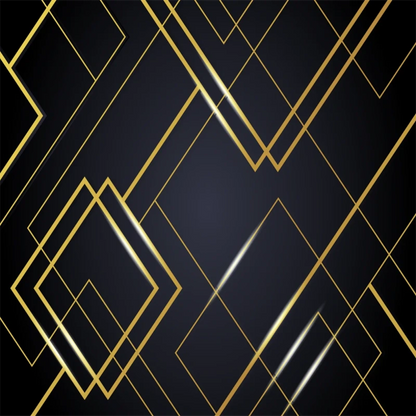 Simple Gold Line stitching Geometric Wallpaper Wall Mural Home Decor