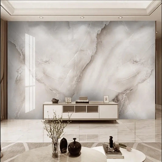 Gold Abstract Landscape Marble Wallpaper Wall Mural Home Decor