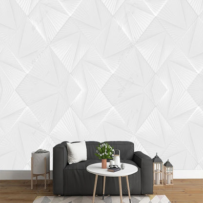 Simple Polygon Geometry Wallpaper Wall Mural Home Decor