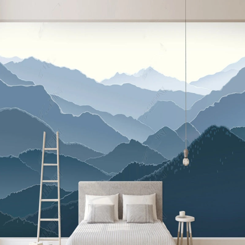 Ombre Mountains Nature Landscape Wallpaper Wall Mural Wall Covering