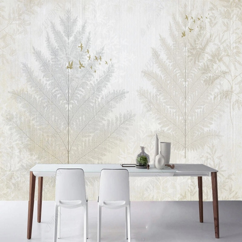 Grey Palm Tree Wallpaper Wall Mural Wall Covering Home Decor